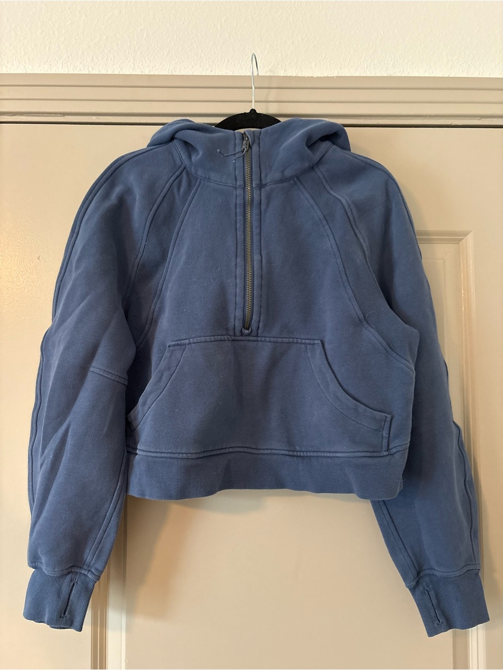 Lululemon Scuba Blue Half-Zip Hoodie